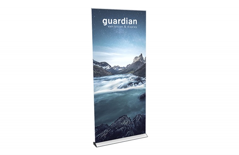 Quickscreen3 1000 with chrome ends - Guardian Display
