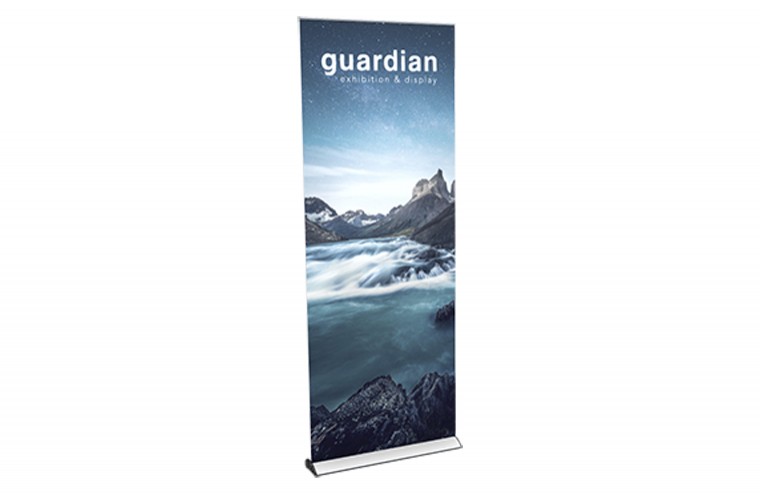 Quickscreen3 850 with chrome ends - Guardian Display